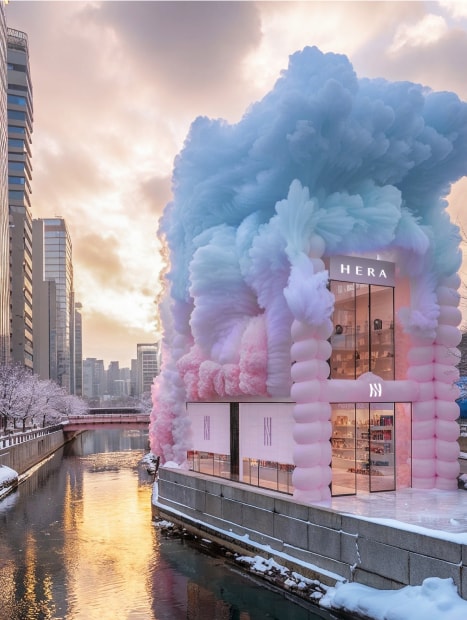 SEOUL Dreamscape Voyage FAKE POP-UP created by AI artist at if only