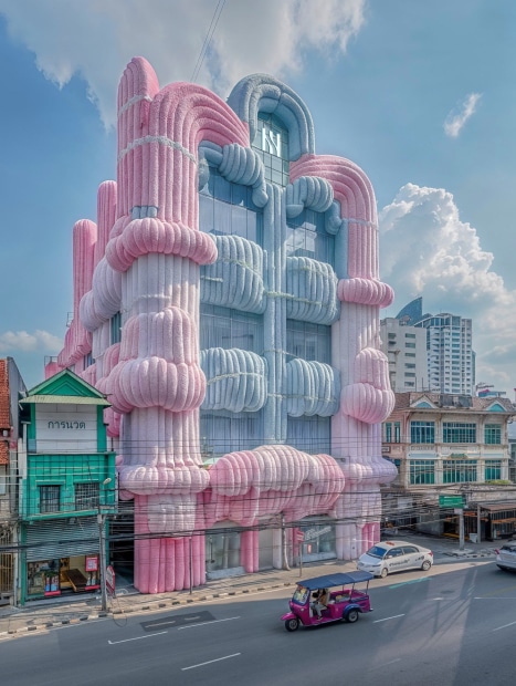 BANGKOK Dreamscape Voyage FAKE POP-UP created by AI artist at if only